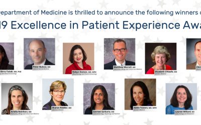 Department of Medicine Faculty Receive Excellence in Patient Experience Awards